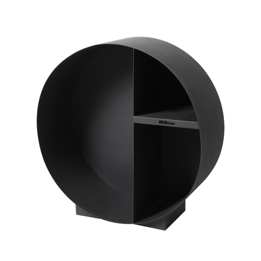 Round Firewood Storage - Black