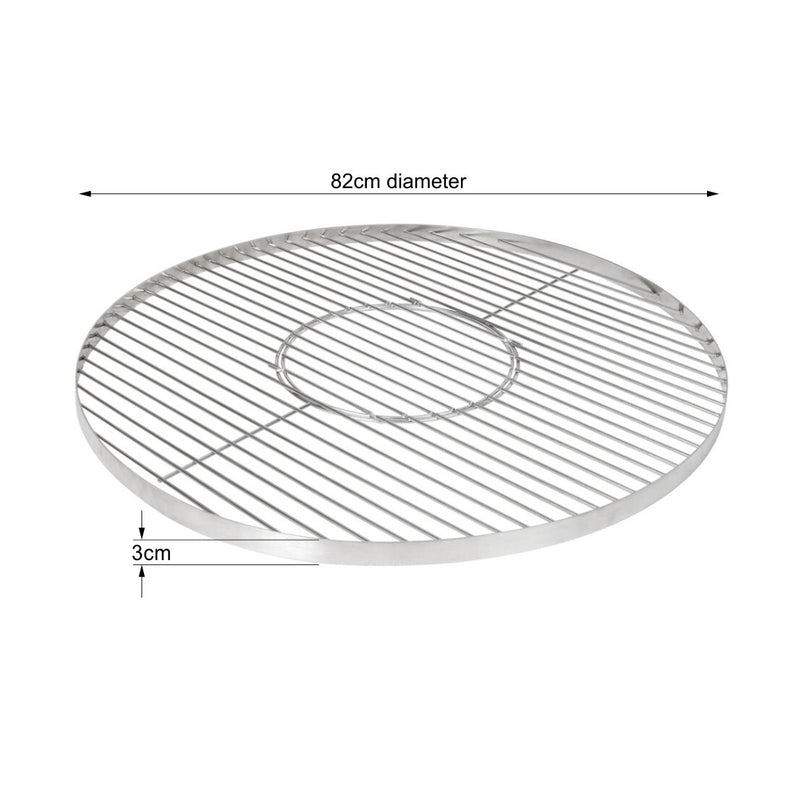 Fire Pit Stainless Steel Grill 80