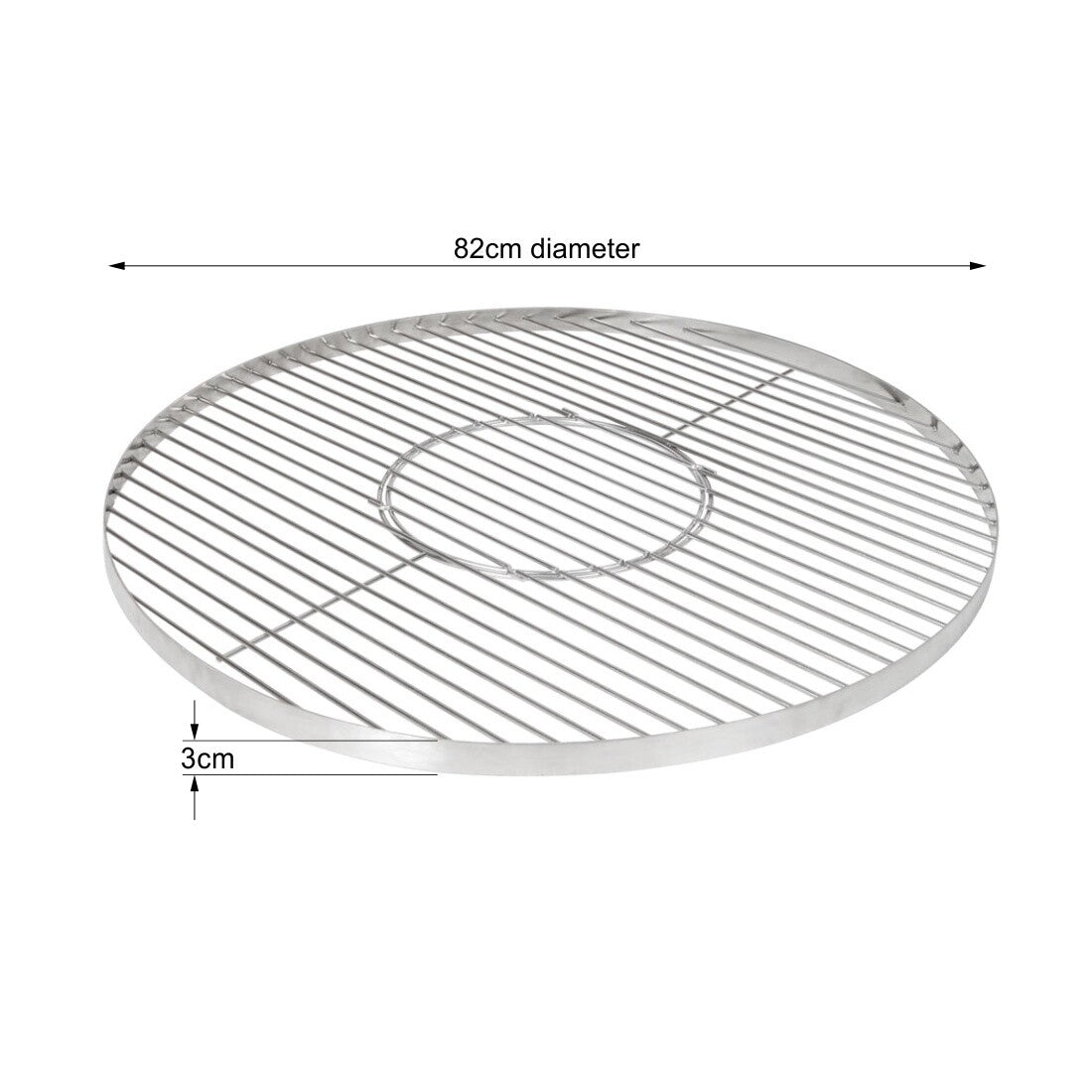 Fire Pit Stainless Steel Grill 80