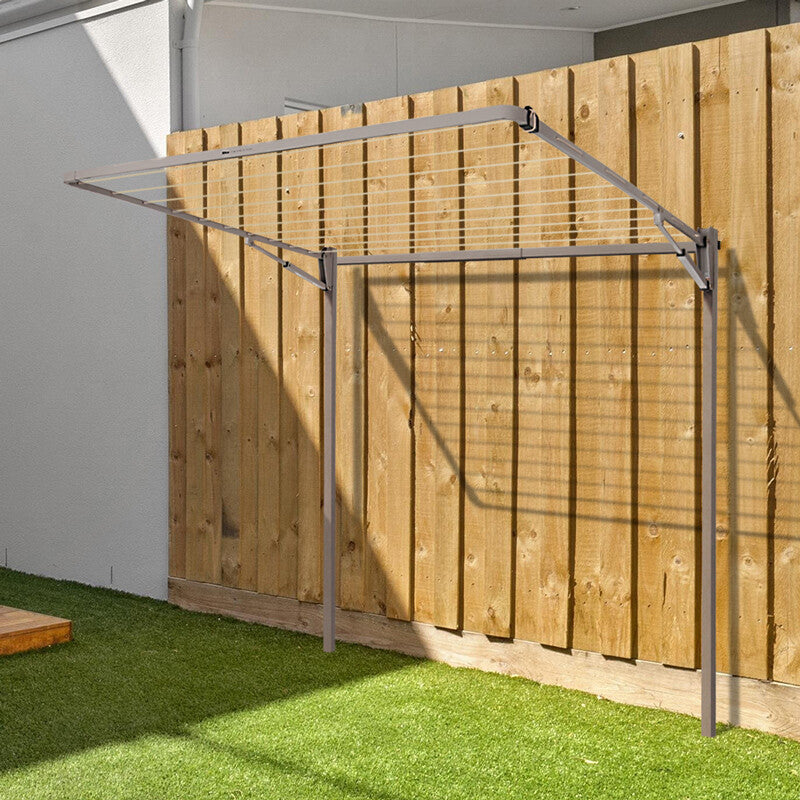 Ground Mount Clothesline Kit 1 -Taupe