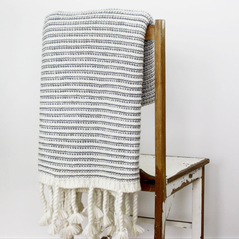 Waffle Knit Throw Blanket