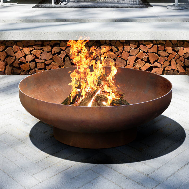Fire Rust Kit Phoenix 90cm Rust Fire Pit | Milkcan Outdoor Products