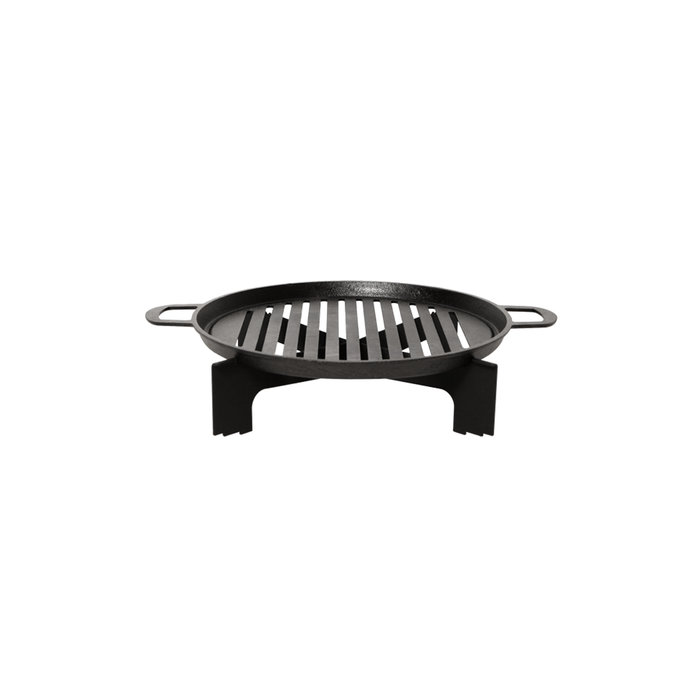 Sahara Fire Pit Cast Iron Grill 50