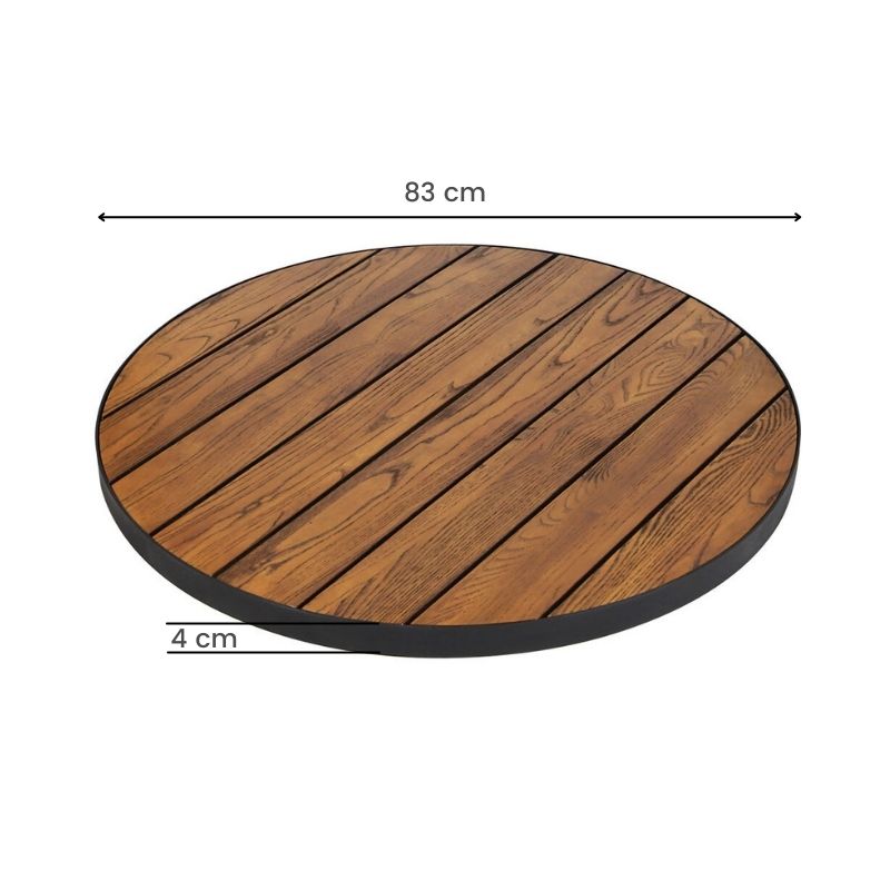 Fire Pit Timber Table 80