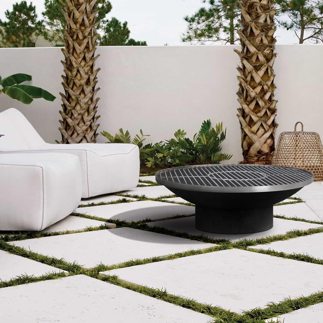 Fire Pit Stainless Steel Grill 80