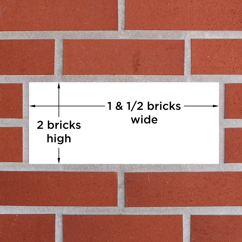 Palazzo A4 Brick Letterbox - White