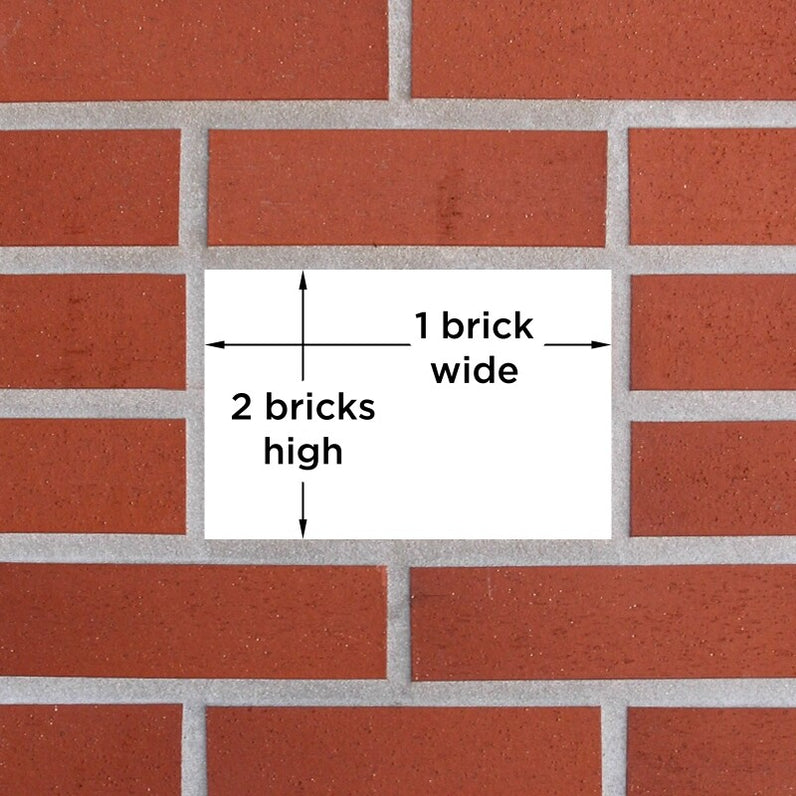 Chelsea Brick Letterbox - Stainless Steel Rear