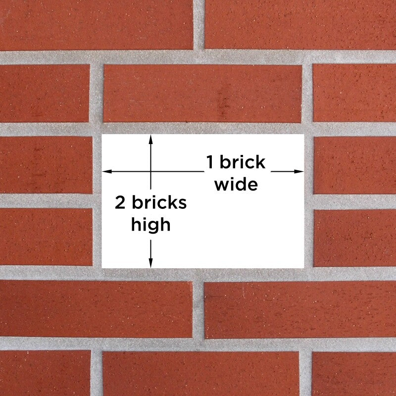 Chelsea Brick Front Open Letterbox