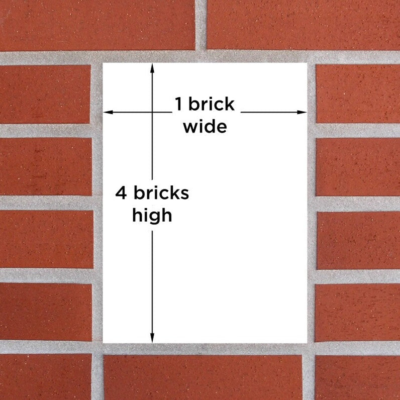 Monza Brick Letterbox - Black