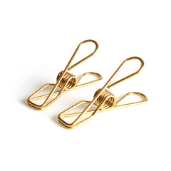 Stainless Steel Eco Pegs - Gold - Pack of 50