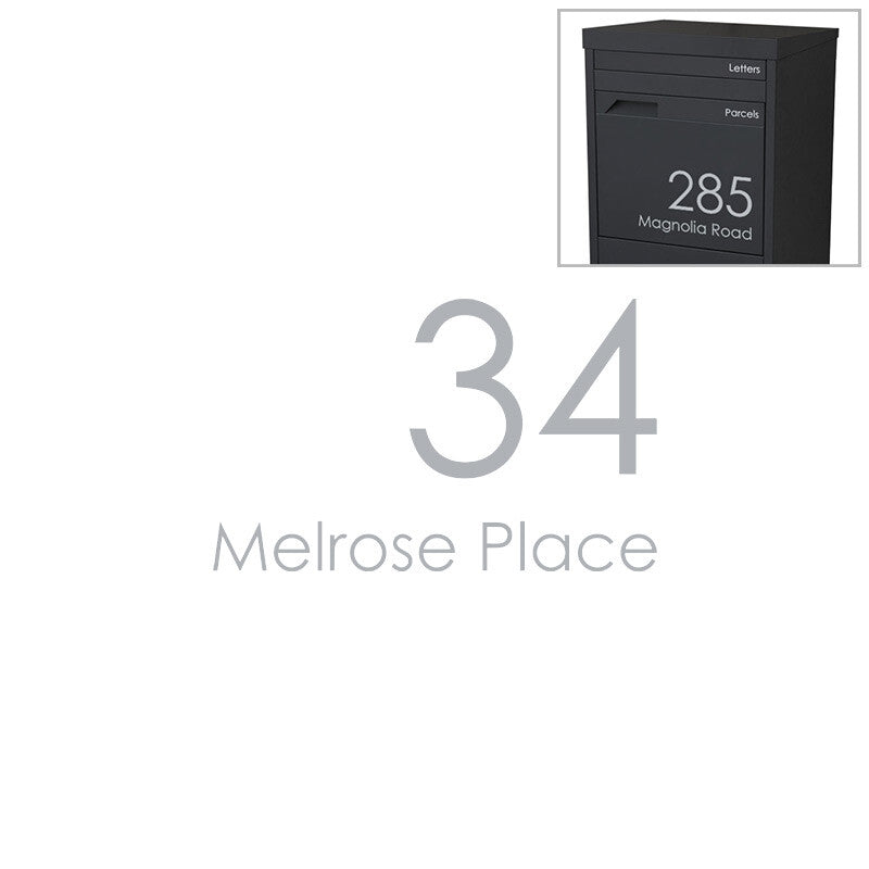 Large Custom House Address Vinyl Decal Sticker