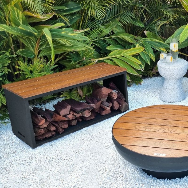 Firewood Storage Seat