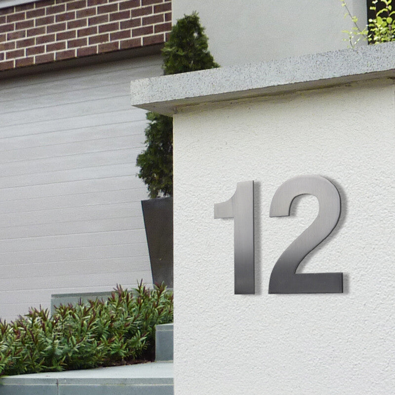Stud Mount Bold House Numbers 150mm