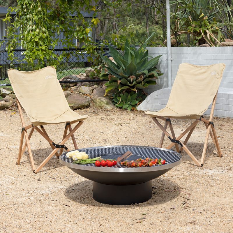 Fire Pit Stainless Steel Grill 90