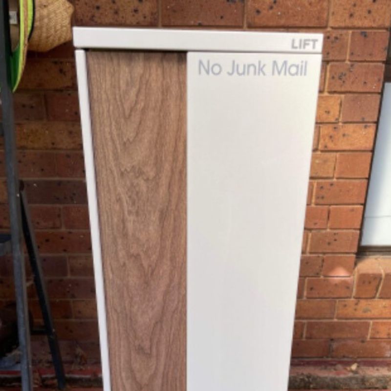 No Junk Mail Decal for letterbox