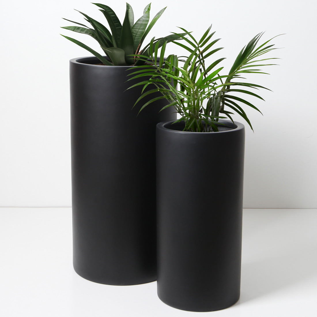 Bondi Tall Plant Pot - Black
