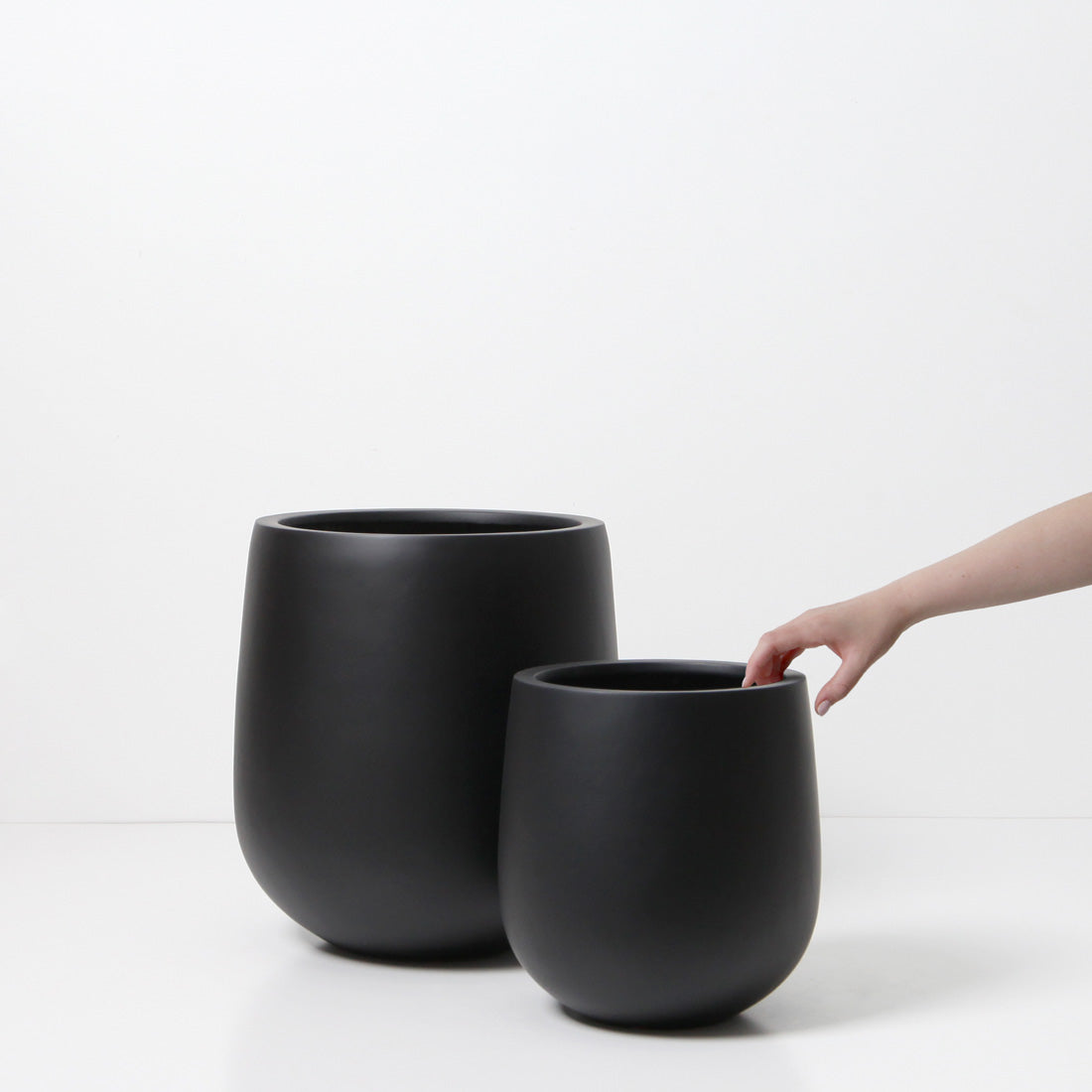 Malibu Plant Pot - Black