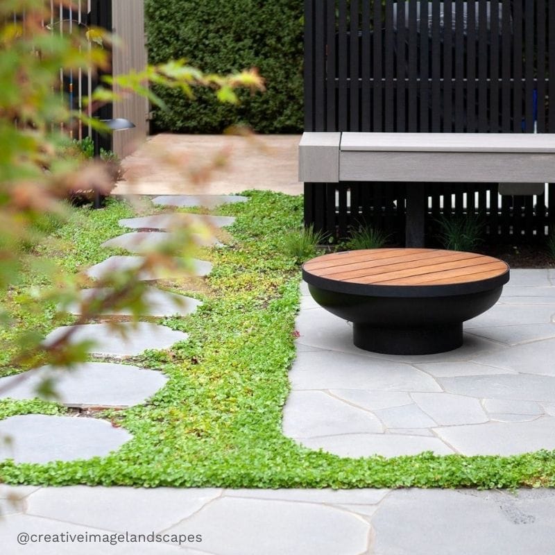 Fire Pit Timber Table 80