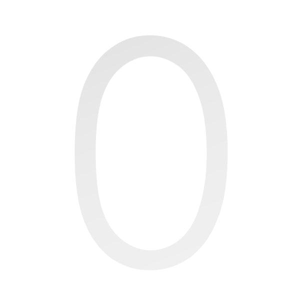 Decal Sticker House Numbers 150mm - Reflective