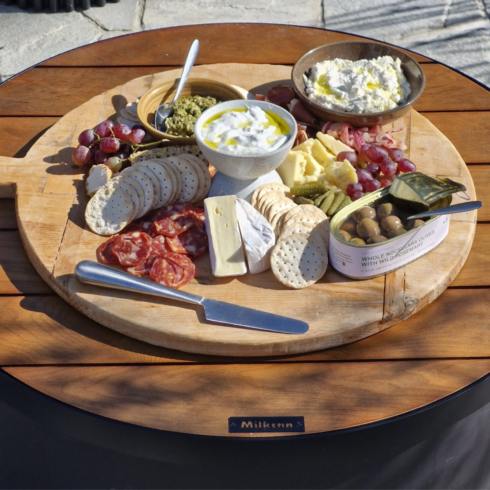 Fire Pit Timber Table 70