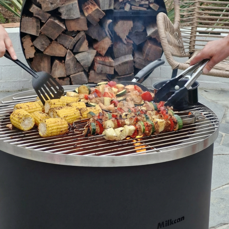 Sahara 70 Black Low Smoke Fire Pit