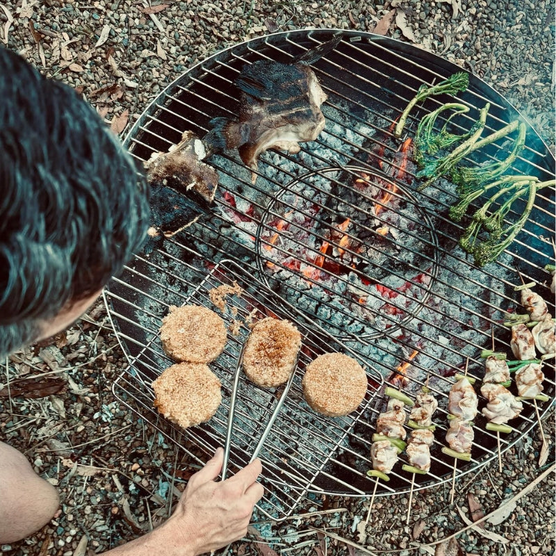 Fire Pit Stainless Steel Grill 80