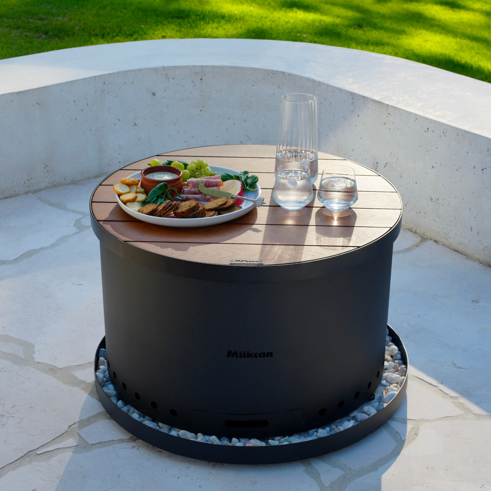 Fire Pit Under Tray 80