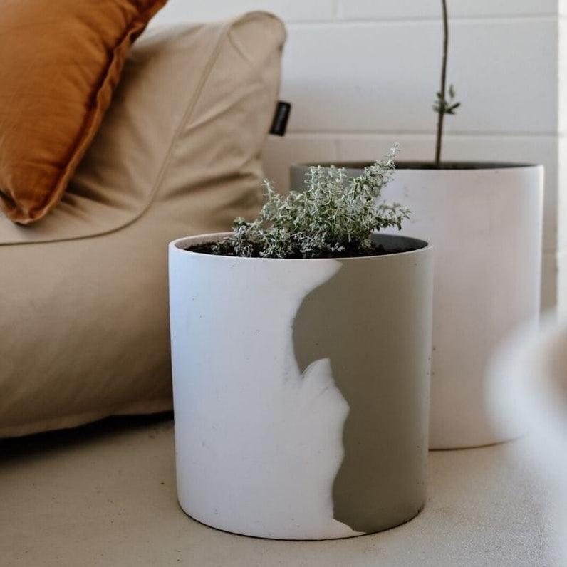 Byron Plant Pot - White Sage
