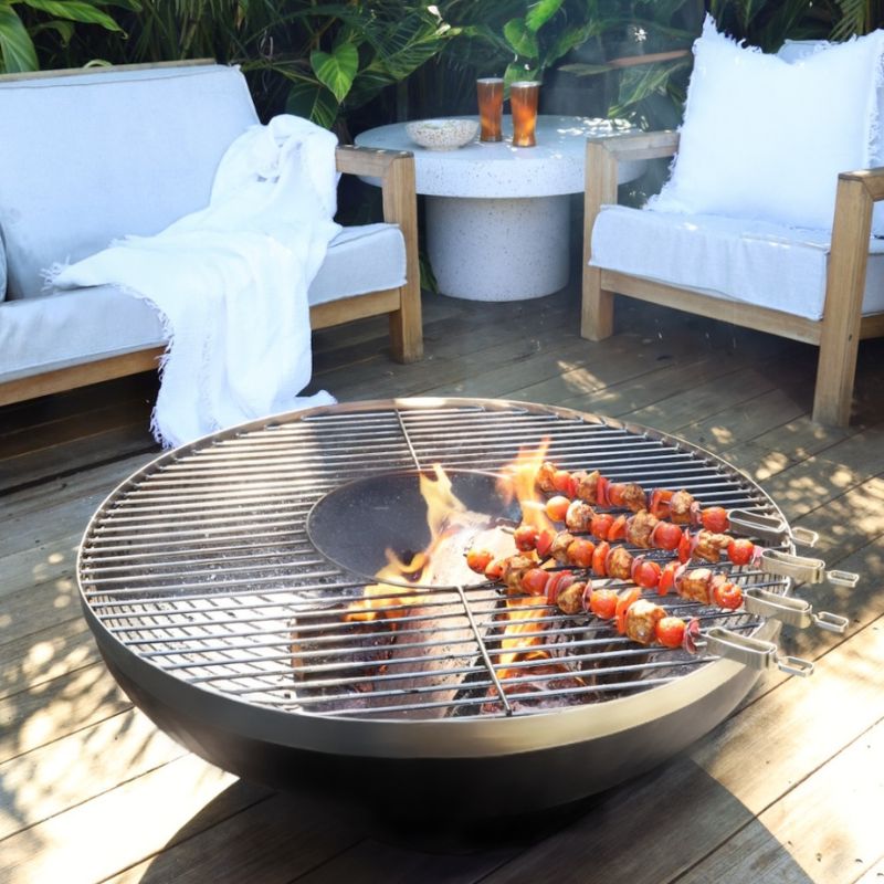 Fire Pit Stainless Steel Grill 80