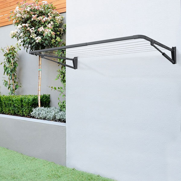 Clothes Line 7 Line Wall Mounted | Milkcan Outdoor Products